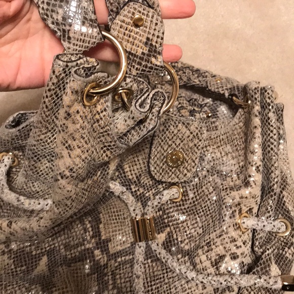 Snake print Michael Kors shoulder bag - Picture 5 of 8